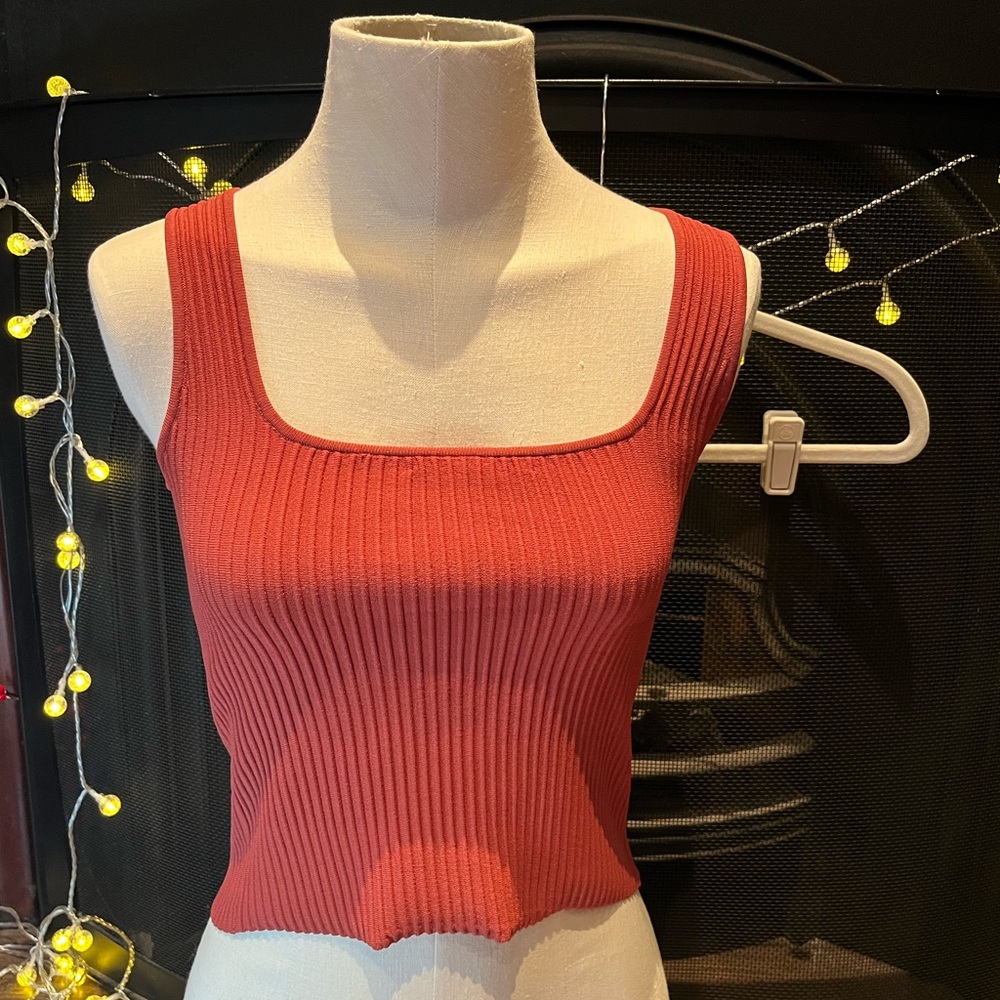 Madewell Ottoman Ribbed Sweater Tank Top Size XS NL208